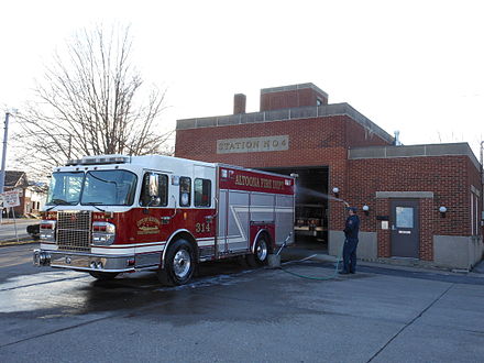 Altoona Fire Department Station 4 and Engine 314