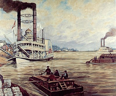 Mississippi River Steamboats