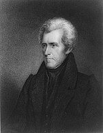 President Andrew Jackson called for an Indian Removal Act in his 1829 speech on the issue. AndrewJacksonCongress.jpg