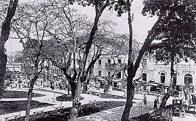 Ponce's town center, circa 1900