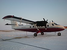 Arctic Sunwest Charters de Havilland Canada DHC-6 Twin Otter GARW at Cambridge Bay Airport Arctic Sunwest Twin Otter.jpg