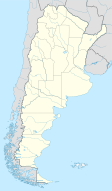 מיקום מערת הידיים במפת ארגנטינה