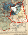 1896, Հայերի բնակչության գործակիցը ըստ շրջանների