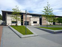 Centre of campus, the library & MoDiP Arts University Bournemouth campus, library & MoDiP.jpg