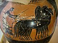Quadriga and charioteer 520-500 BC