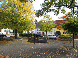 Auersmacher village square