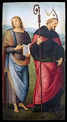 Saint Jean l'Évangéliste et Saint Augustin