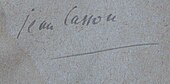 Firma de Jean Cassou