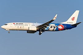 2022年冬季奥林匹克运动会涂装的波音737-800