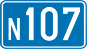 Miniatuur voor N107 (België)