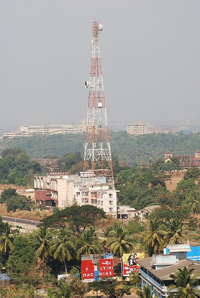 A microwave tower for short distance (~50 km) communication