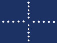 Bandeira do Cruzeiro 20 estrelas 1853-1911.gif
