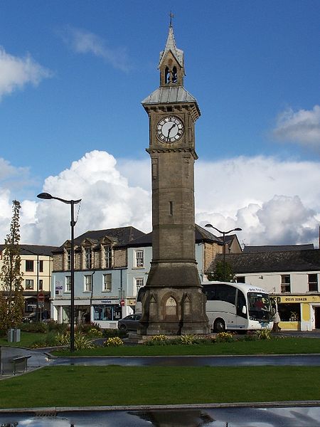 Barnstaple Clock Tower, erected in 1862 as a memorial to Prince Albert