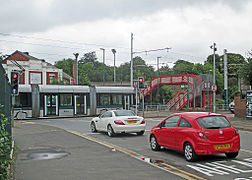 Basford- waiting at the crossings (geograph 4561355).jpg