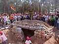 Bunker remanescente da Batalha do Ebro, na Catalunha, na Guerra Civil Espanhola