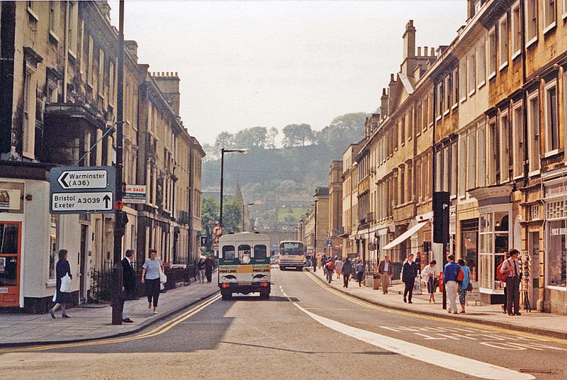 File:Bath, 1987, Pierpoint-Manvers Streets - geograph.org.uk - 4310235.jpg