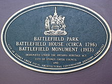 Stoney Creek Battlefield House Battlefield House A.JPG