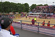 Deutsch: Beachhandball bei den Olympischen Jugendspielen 2018; Tag 5, 10. November 2018; Jungen, Hauptrunde - Thailand-Argentinien 2:1 English: Beach handball at the 2018 Summer Youth Olympics at 11 October 2018 – Boys Main Round – Thailand-Argentina 2:1