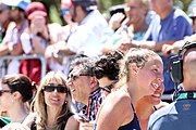 Deutsch: Beachvolleyball bei den Olympischen Jugendspielen 2018; Tag 9, 15. Oktober 2018; Mädchen, Viertelfinale: Italien-China 2–0 (21–16/21–9) English: Beach volleyball at the 2018 Summer Youth Olympics at 15 October 2018 – Girls Quarterfinals: Italy-China 2–0 (21–16/21–9)