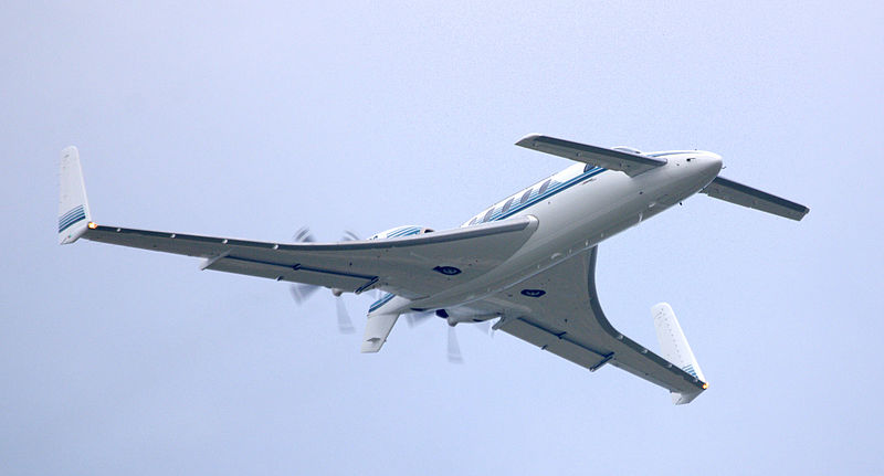 File:Beechcraft Starship in flight.jpg