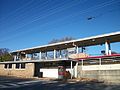 Bellerose LIRR station on the south side of the tracks.