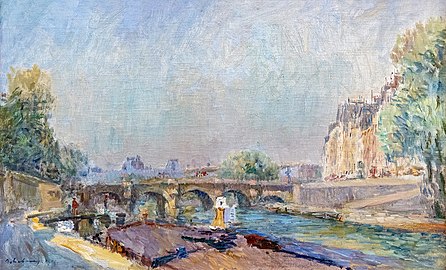 Le Pont Neuf et la Seine par Albert Lebourg