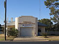 The ambulance station.