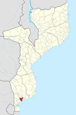 Kaart van Bilene Macia