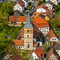 * Nomination Catholic parish church of St Markus in Bischberg, aerial view --Ermell 04:22, 20 May 2024 (UTC) * Promotion  Support Good quality. --Johann Jaritz 04:39, 20 May 2024 (UTC)