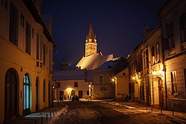 Tarihi şehir merkezindeki St. Margaret Evanjelist Kilisesi