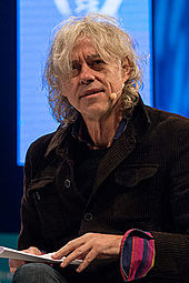 Bob Geldof won two awards for the song "I Don't Like Mondays". BobGeldof2014 1.jpg