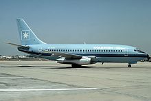 Boeing 737-200 Advanced at Faro Airport in 1985