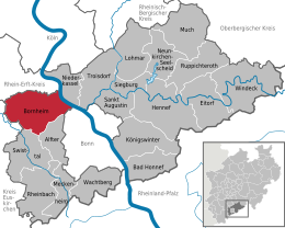 Bornheim - Harta