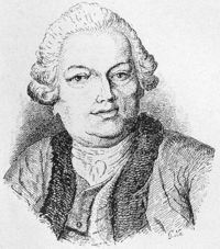 Claude Bourgelat established the earliest veterinary school in Lyon in 1762. Bourgelat.png