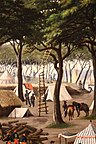 Camp near the Battle of Curuzú (detail)