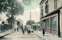 A rue Romaincourt, no início do século XX.