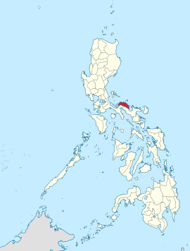 Camarines Norte na Região de Bicol Coordenadas : 14°10'N, 122°45'E