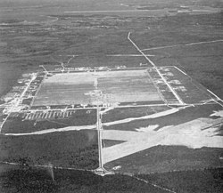 Early aerial image of Camp Edwards, notice the beginnings of Otis Field in the foreground Camp Edwards and Otis Field aerial photo.jpg