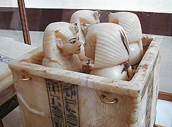 Canopic jars of Tutankhamun