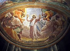 1524'te Montorio'daki San Pietro'da Fresk Başkalaşımı.