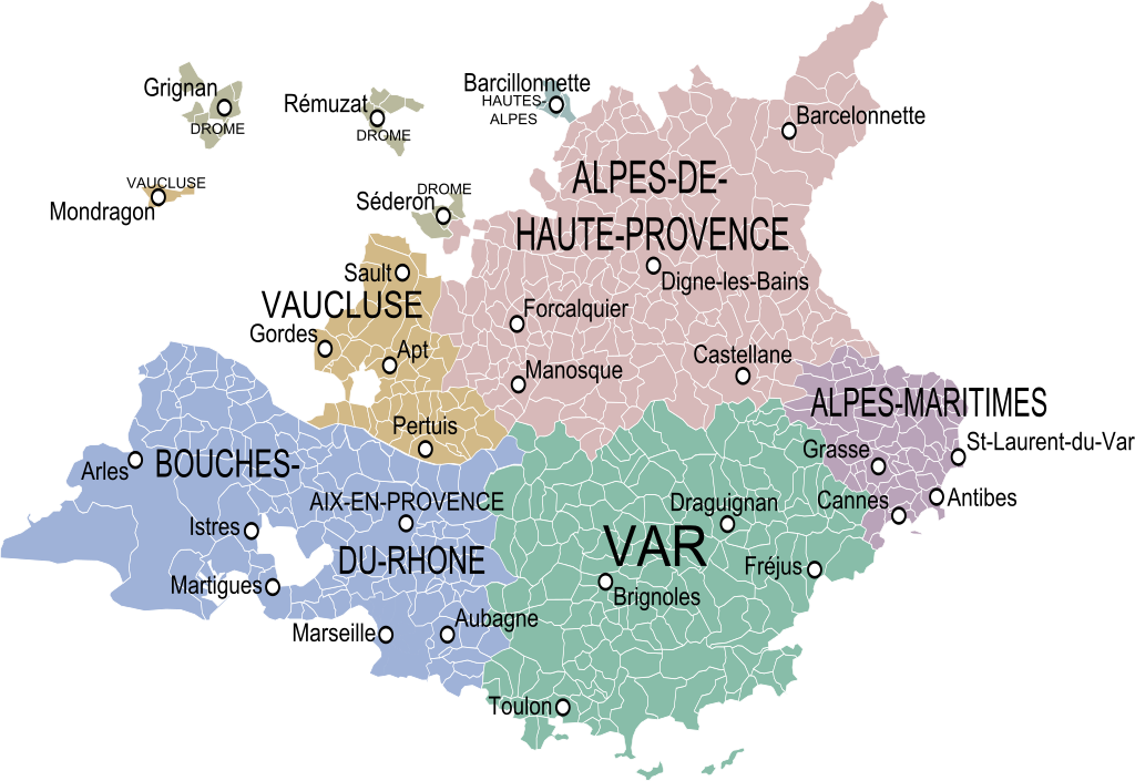 Carte de la Provence.svg