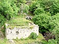 Antico ponte presso il Comune di Castelbianco, Liguria, Italia