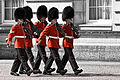 Changing the guard - Buckingham Palace (4745275233).jpg