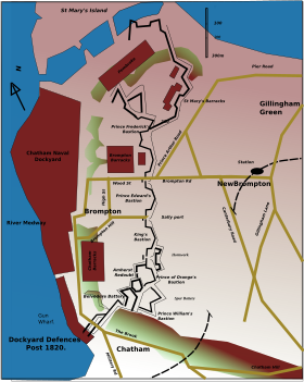 ChathamDefences post1820.svg