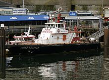 Fireboat Chief Seattle at Pier 53 in 2007.