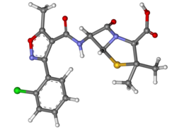 Cloxacillin ball-and-stick.png