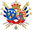 Coat of arms of Marie Amélie of the Two Sicilies as Queen of the French.png