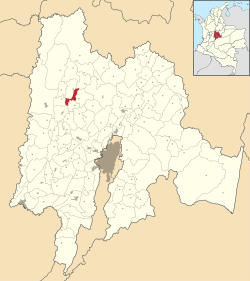 Nimaima ubicada en Cundinamarca