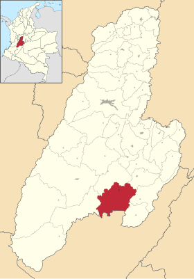 Localização de Natagaima