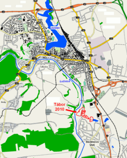 Course of 2010 UCI Cyclo-cross World Championships Tabor CZ.png